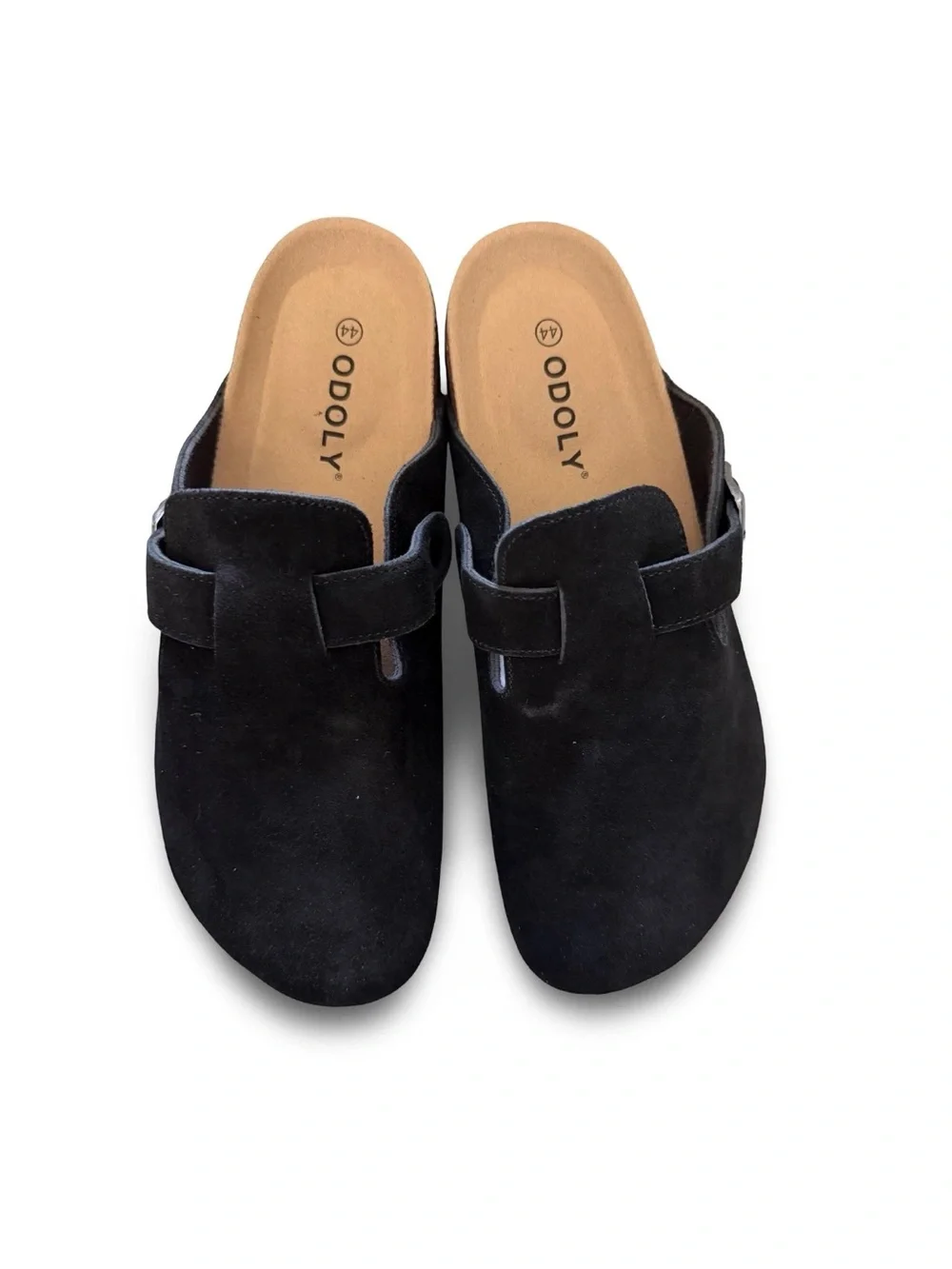 NIB Odoly Black Suede Slip-On Clog for Men, Size 12